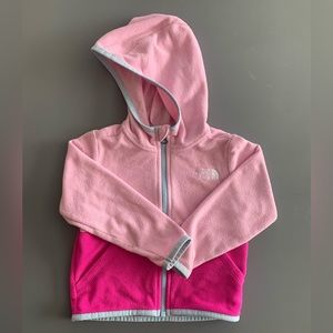 Toddler Girls Sz 2T The North Face Fleece Pink Jacket